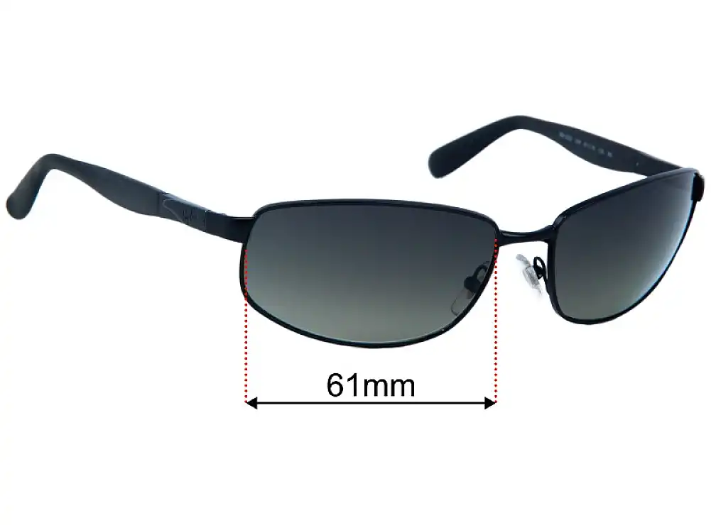Ray-Ban RB3254 61mm Replacement Lenses